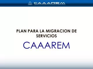 plan para la migracion de servicios