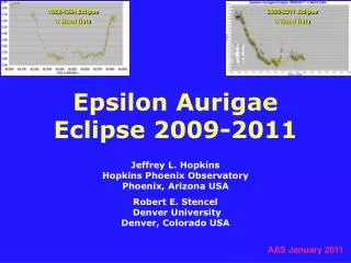 Epsilon Aurigae Eclipse 2009-2011