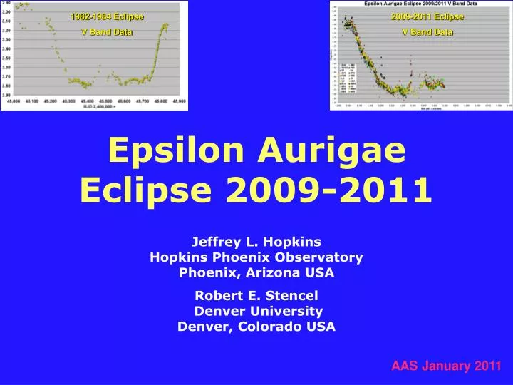 epsilon aurigae eclipse 2009 2011