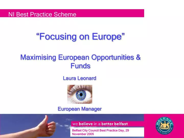 focusing on europe maximising european opportunities funds