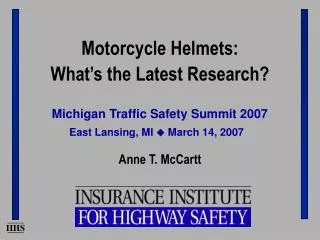 Michigan Traffic Safety Summit 2007