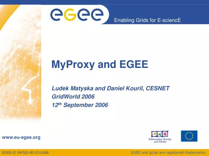 myproxy and egee