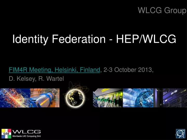 identity federation hep wlcg