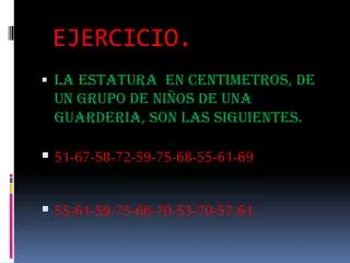 ejercicio