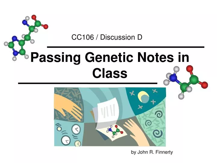 passing genetic notes in class