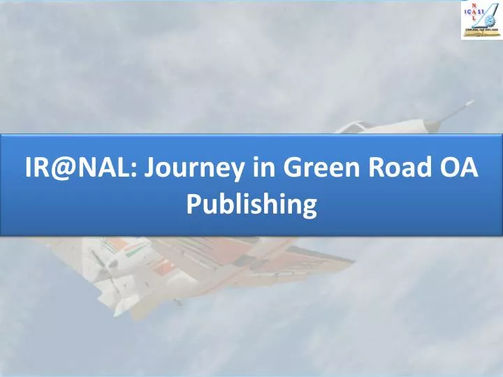 ir@nal journey in green road oa publishing