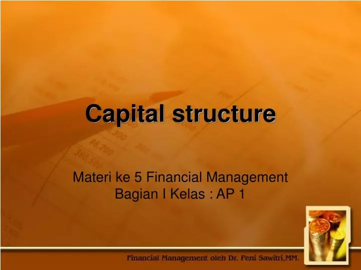 capital structure