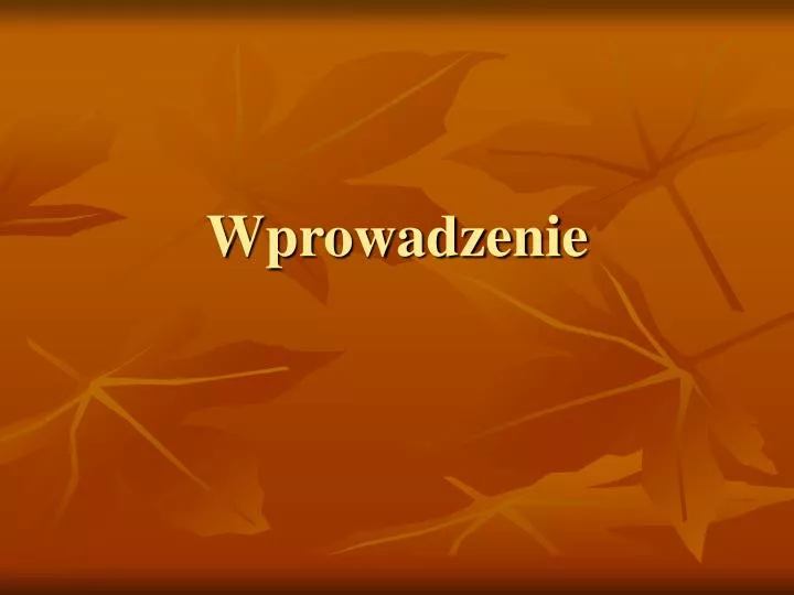 wprowadzenie