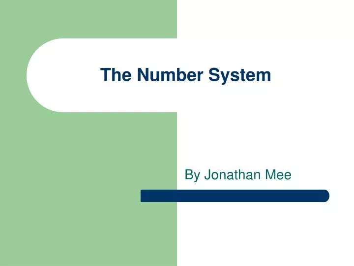 the number system