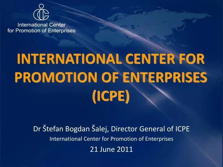 international center for promotion of enterprises icpe