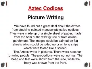 Aztec Codices