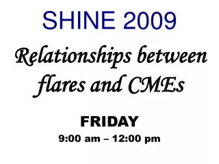 Relationships between flares and CMEs