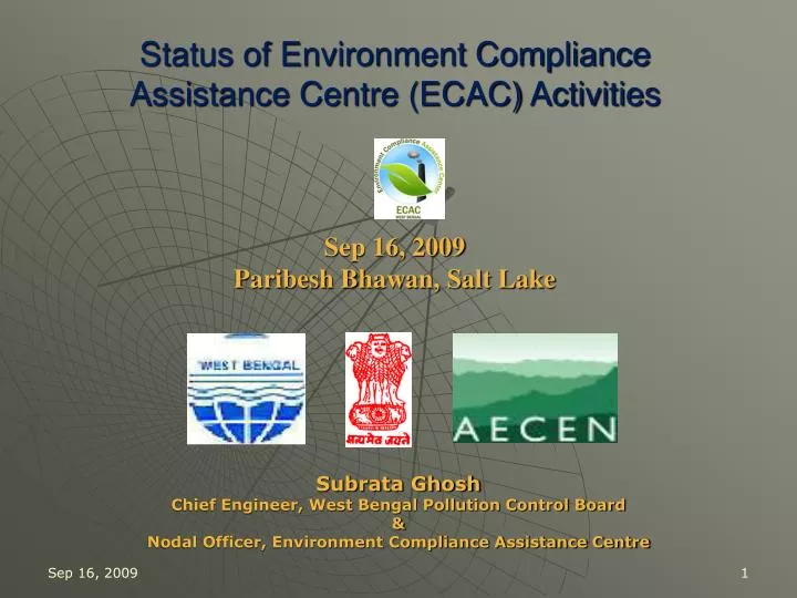 status of environment compliance assistance centre ecac activities