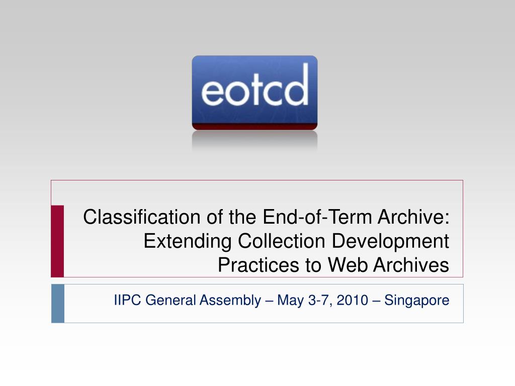 Sudoc Classification Examples PPT - Enhancing Web Archive Classification: Integrating SuDocs ...