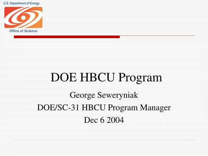 doe hbcu program