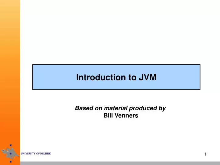 introduction to jvm