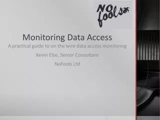 Monitoring Data Access