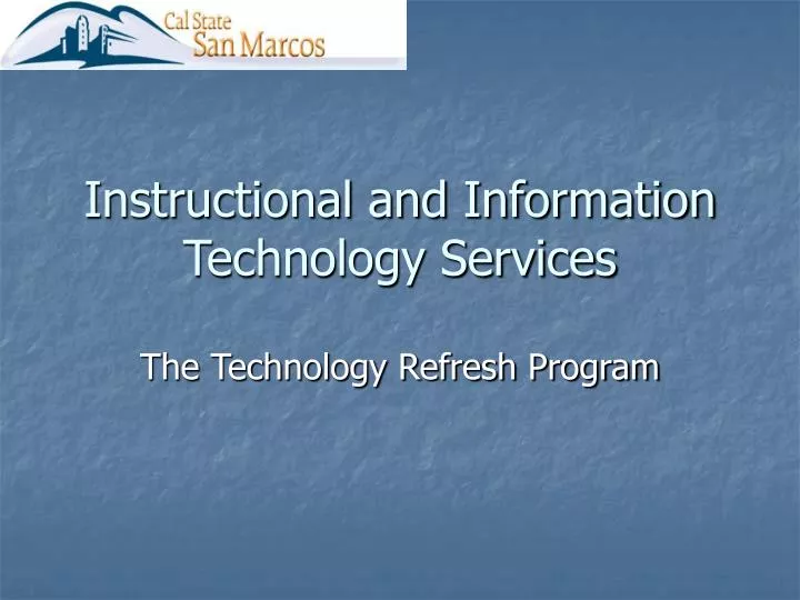 instructional and information technology services