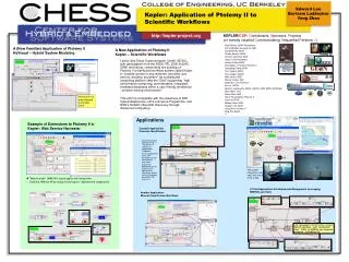 Kepler: Application of Ptolemy II to Scientific Workflows