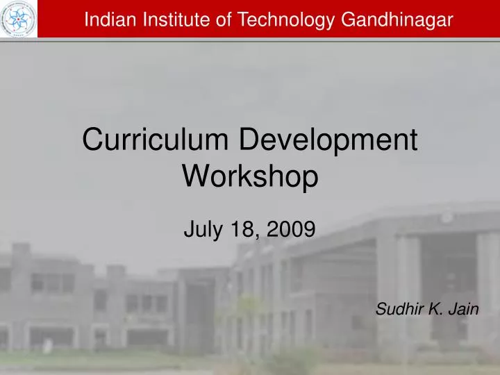 curriculum development workshop