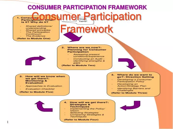 consumer participation framework