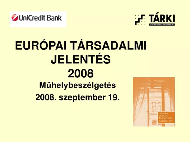 eur pai t rsadalmi jelent s 2008