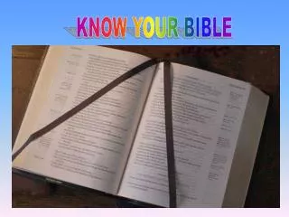 KNOW YOUR BIBLE