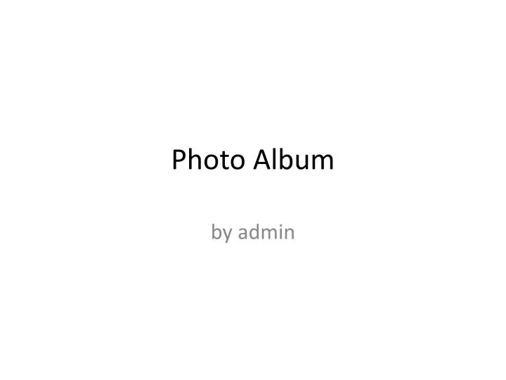 photo album