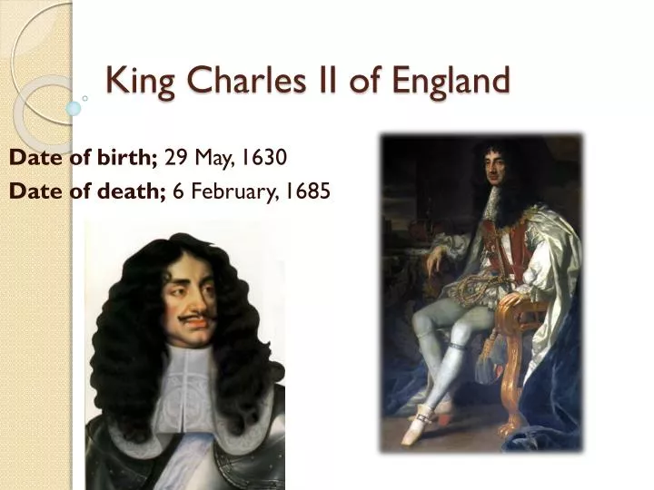 king charles ii of england