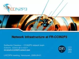 Network infrastructure at FR-CCIN2P3