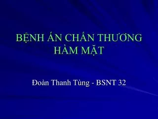 b nh n ch n th ng h m m t