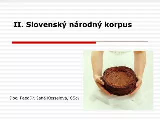 ii slovensk n rodn korpus