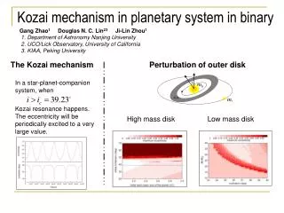 Kozai mechanism in planetary system in binary