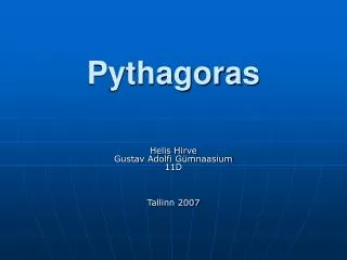 pythagoras