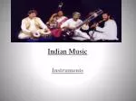 presentation on indian music