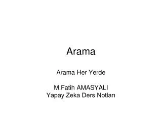 arama