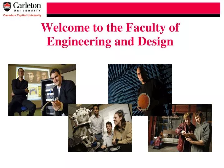 welcome to the faculty of engineering and design
