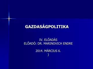 gazdas gpolitika