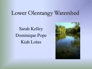 Lower Olentangy Watershed