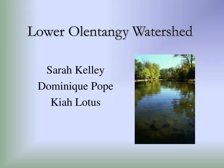 lower olentangy watershed