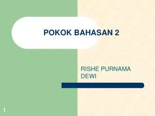 pokok bahasan 2