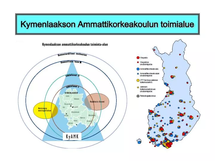 kymenlaakson ammattikorkeakoulun toimialue