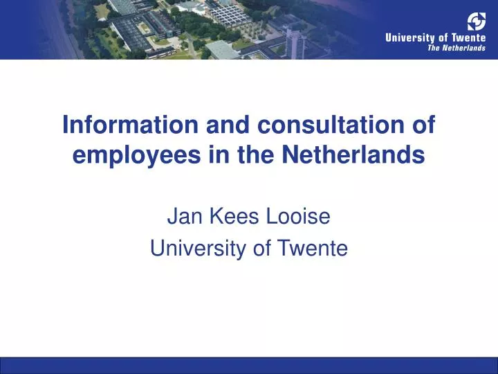 information and consultation of employees in the netherlands
