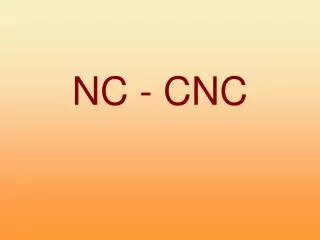 nc cnc