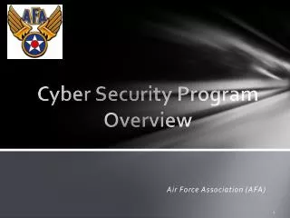 Cyber Security Program Overview