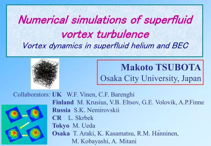 numerical simulations of superfluid vortex turbulence vortex dynamics in superfluid helium and bec