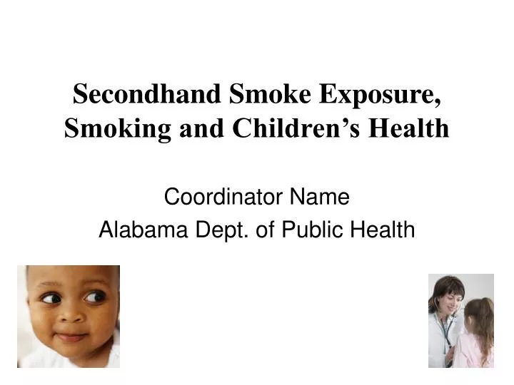 secondhand smoke exposure smoking and children s health