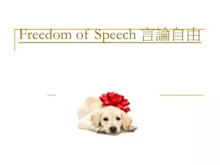 freedom of speech
