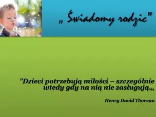 wiadomy rodzic