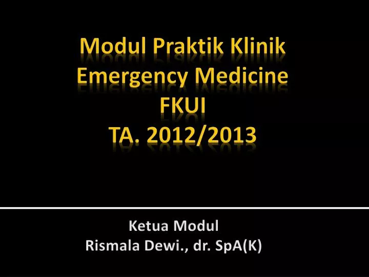 modul praktik klinik emergency medicine fkui ta 2012 2013